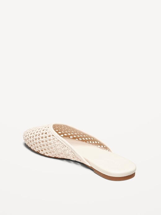 Image number 4 showing, Faux-Leather Woven Mule for Women