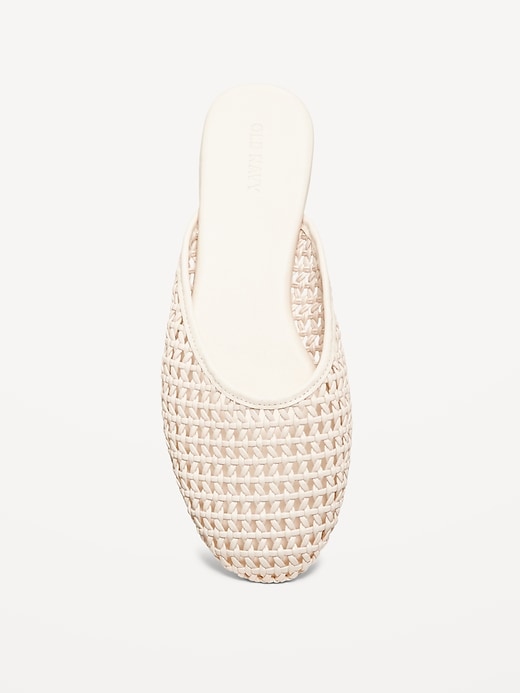Image number 8 showing, Faux-Leather Woven Mule for Women