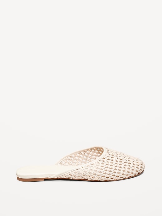 Image number 3 showing, Faux-Leather Woven Mule for Women