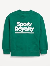 Image number 2 showing, Favorite Fleece Oversized Graphic Fleece Sweatshirt for Boys