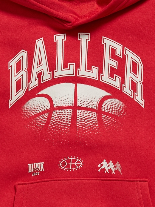 Image number 3 showing, Favorite Fleece Oversized Graphic Fleece Pullover Hoodie for Boys