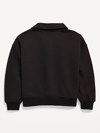 View large product image 3 of 3. Long-Sleeve Graphic Polo Sweatshirt for Girls