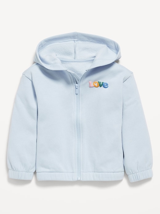 View large product image 1 of 1. Fleece Zip Hoodie for Toddler Girls