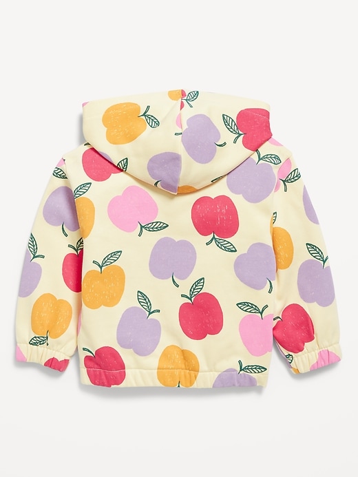 View large product image 2 of 2. Fleece Zip Hoodie for Toddler Girls