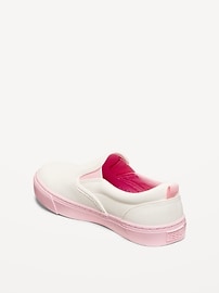 View large product image 4 of 4. Faux-Leather Slip-On Sneakers for Girls
