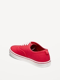 View large product image 4 of 4. Canvas Lace-Up Sneakers for Girls