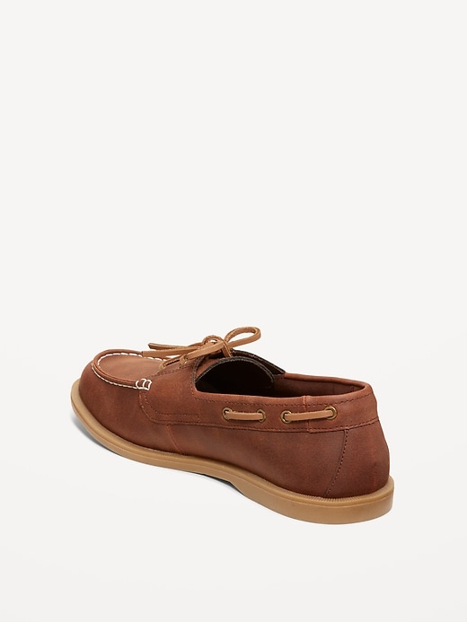 Image number 4 showing, Faux-Leather Boat Shoes for Men