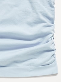 View large product image 3 of 3. Fitted Ruched Seamless Performance Top for Girls