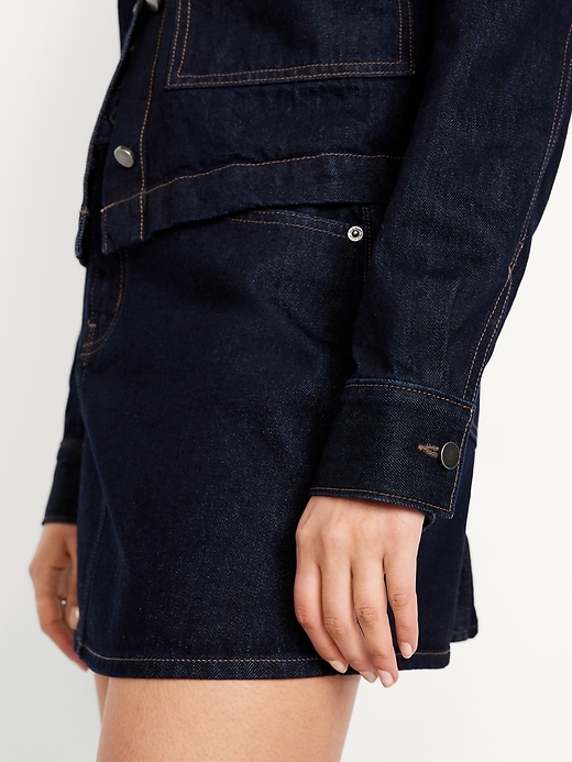 Image number 5 showing, Cropped Jean Jacket
