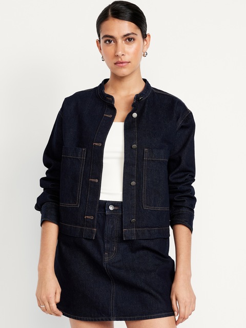 Cropped Jean Jacket