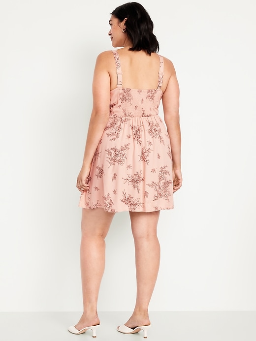 Image number 7 showing, Fit & Flare Crepe Mini Dress