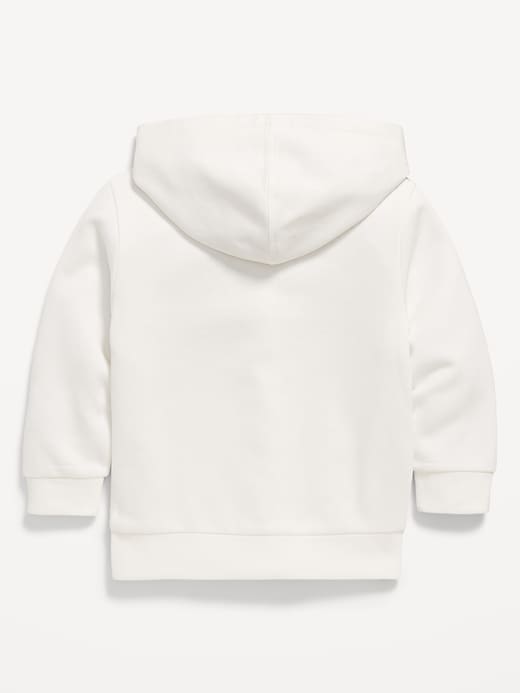 View large product image 2 of 2. Oversized Embroidered Zip Hoodie for Toddler Boys