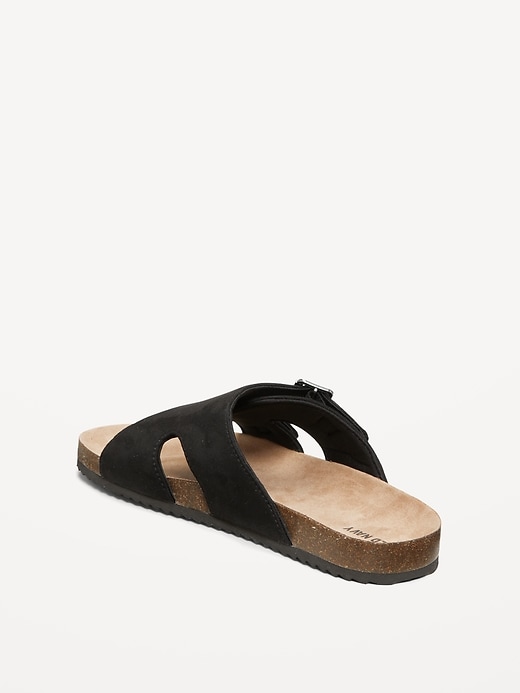 Image number 4 showing, Faux-Suede Double-Strap Sandals for Men