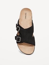 Image number 2 showing, Faux-Suede Double-Strap Sandals for Men