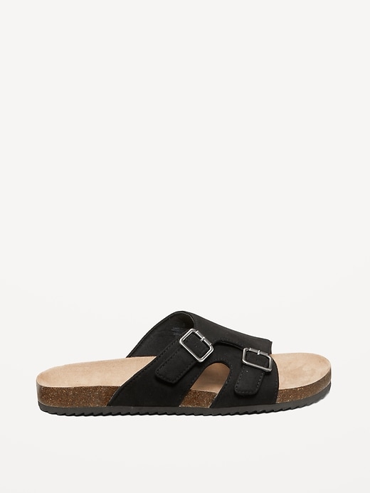Image number 3 showing, Faux-Suede Double-Strap Sandals for Men