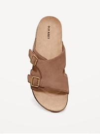 Image number 2 showing, Faux-Suede Double-Strap Sandals for Men