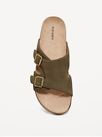 Image number 2 showing, Faux-Suede Double-Strap Sandals for Men