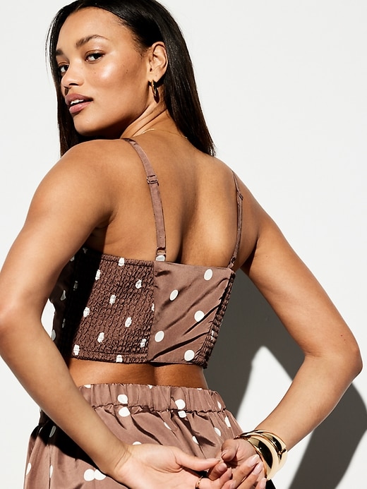 Image number 6 showing, The Occasion by Old Navy Taffeta Cropped Tank Top