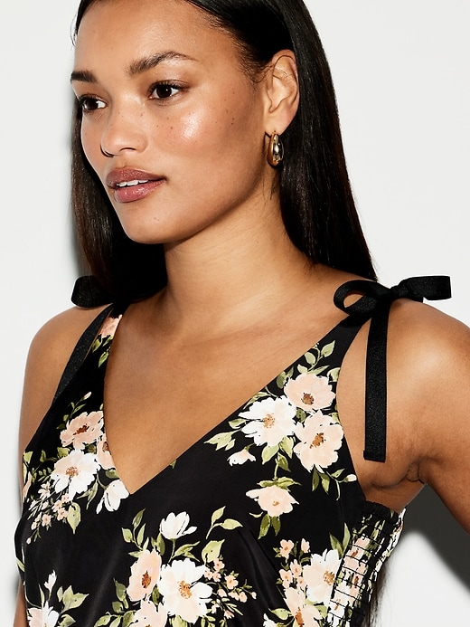Image number 5 showing, The Occasion by Old Navy Fit & Flare Taffeta Mini Dress