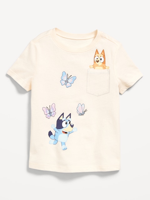 Bluey™ Unisex Pocket Graphic T-Shirt for Toddler
