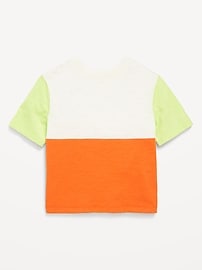 View large product image 3 of 3. Oversized Color-Block T-Shirt for Toddler Boys