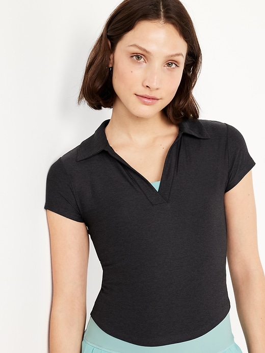 Image number 4 showing, CloudMotion Cropped Polo