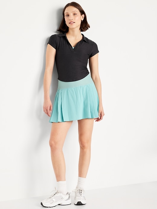 Image number 3 showing, CloudMotion Cropped Polo