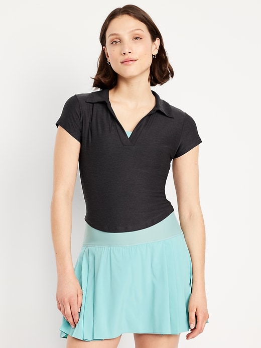 Image number 1 showing, CloudMotion Cropped Polo