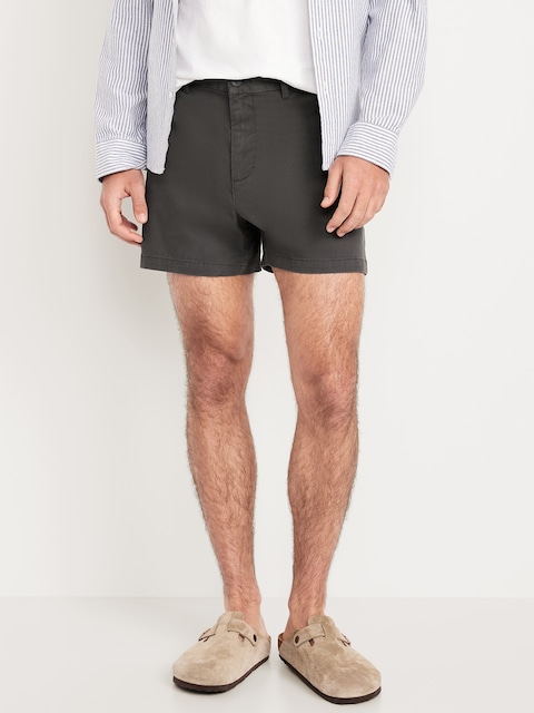 Short Chino étroit Première nécessité à extensibilité intégrée, entrejambe de 12,5 cm
