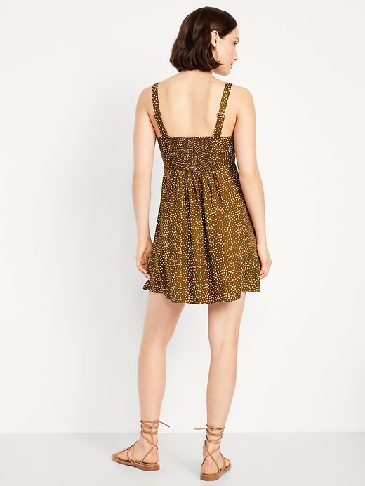 Image number 2 showing, Fit & Flare Crepe Mini Dress