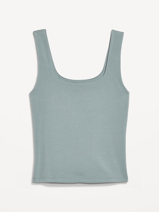 Image number 8 showing, Double-Layer Scoop-Neck Tank Top