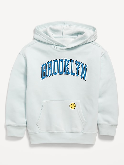 View large product image 2 of 2. Favorite Fleece Oversized Graphic Fleece Pullover Hoodie for Boys