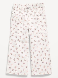 View large product image 3 of 3. Printed Pull-On Baggy Wide-Leg Cargo Twill for Toddler Girls
