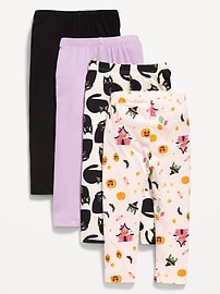 Image number 2 showing, Leggings 4-Pack for Toddler Girls