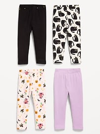 View large product image 3 of 3. Leggings 4-Pack for Toddler Girls