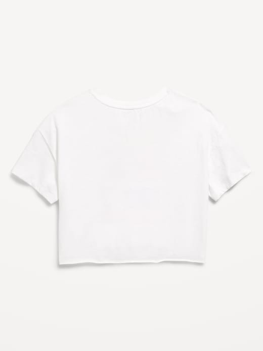 Image number 3 showing, Hello Kitty® Oversized Cropped Graphic T-Shirt for Girls