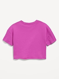 View large product image 3 of 3. Wednesday™ Oversized Cropped Graphic T-Shirt for Girls