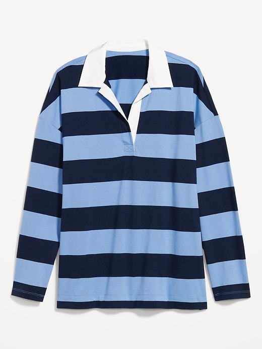Image number 8 showing, Oversized Rugby Polo