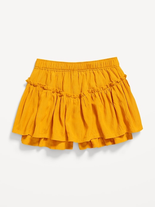 View large product image 1 of 3. High-Waisted Crinkle Skort for Toddler Girls