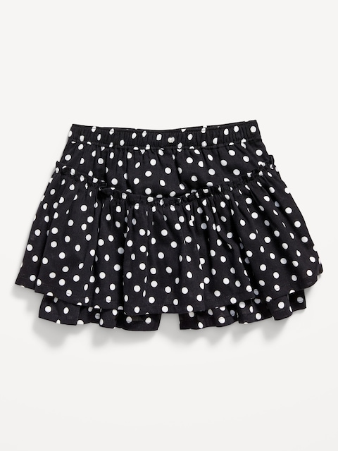 Printed High-Waisted Skort for Toddler Girls