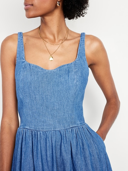 Image number 8 showing, Fit & Flare Cami Mini Dress
