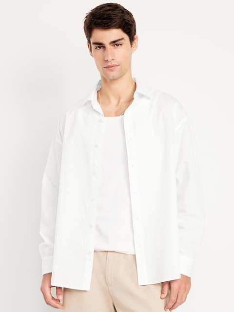 Oversized Poplin Shirt