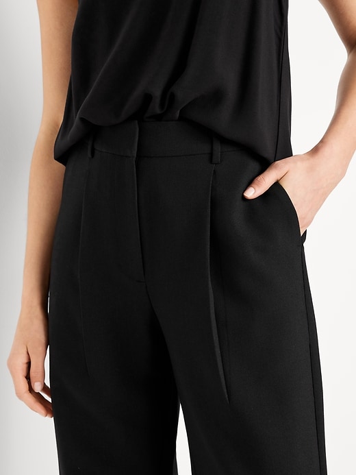 Image number 4 showing, Extra High-Waisted Taylor Wide-Leg Trouser Pants