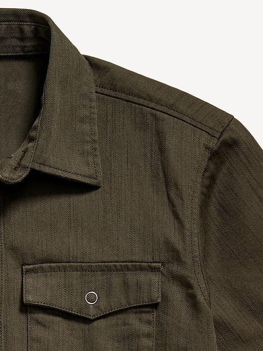 Image number 3 showing, Short-Sleeve Western Pocket Shirt for Boys