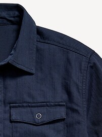 View large product image 3 of 3. Short-Sleeve Western Pocket Shirt for Boys
