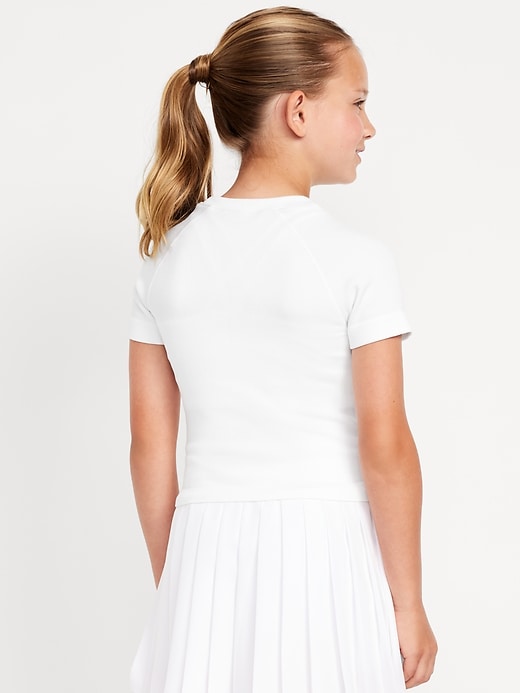 View large product image 2 of 4. Fitted Seamless Performance Top for Girls