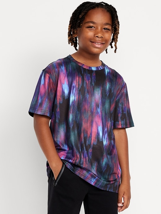 View large product image 1 of 2. Printed CloudMotion Performance T-Shirt for Boys