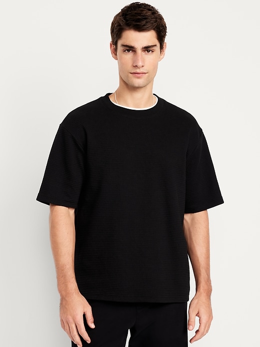 Image number 1 showing, Waffle-Knit T-Shirt