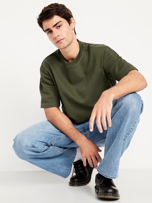 Image number 3 showing, Waffle-Knit T-Shirt
