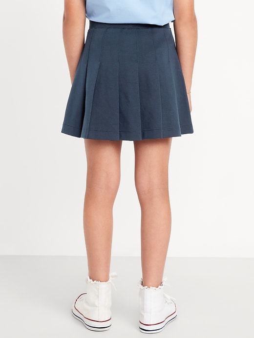 View large product image 2 of 5. School Uniform Ponte-Knit Pleated Skort for Girls